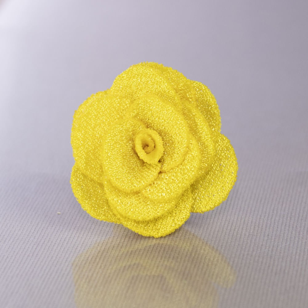 FLOR-DE-TECIDO-30MM-EM-POLIESTER-COM-10-PECAS203---AMARELO-Z3
