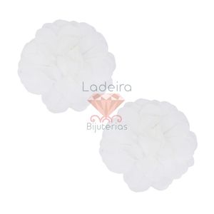 FLOR DE POÁ DE TECIDO 7CM 100 PÇS