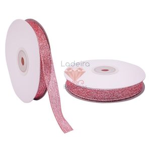 FITA SINTETICA COM GLITTER 12MM EM POLIESTER COM 25 METROS