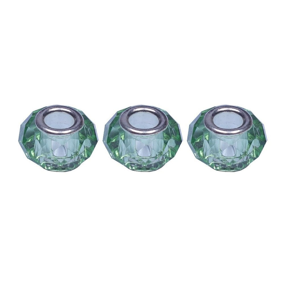 ENTREMEIO SEXTAVADO PEDRA URANIO 8X14MM PCT C/ 10PCS