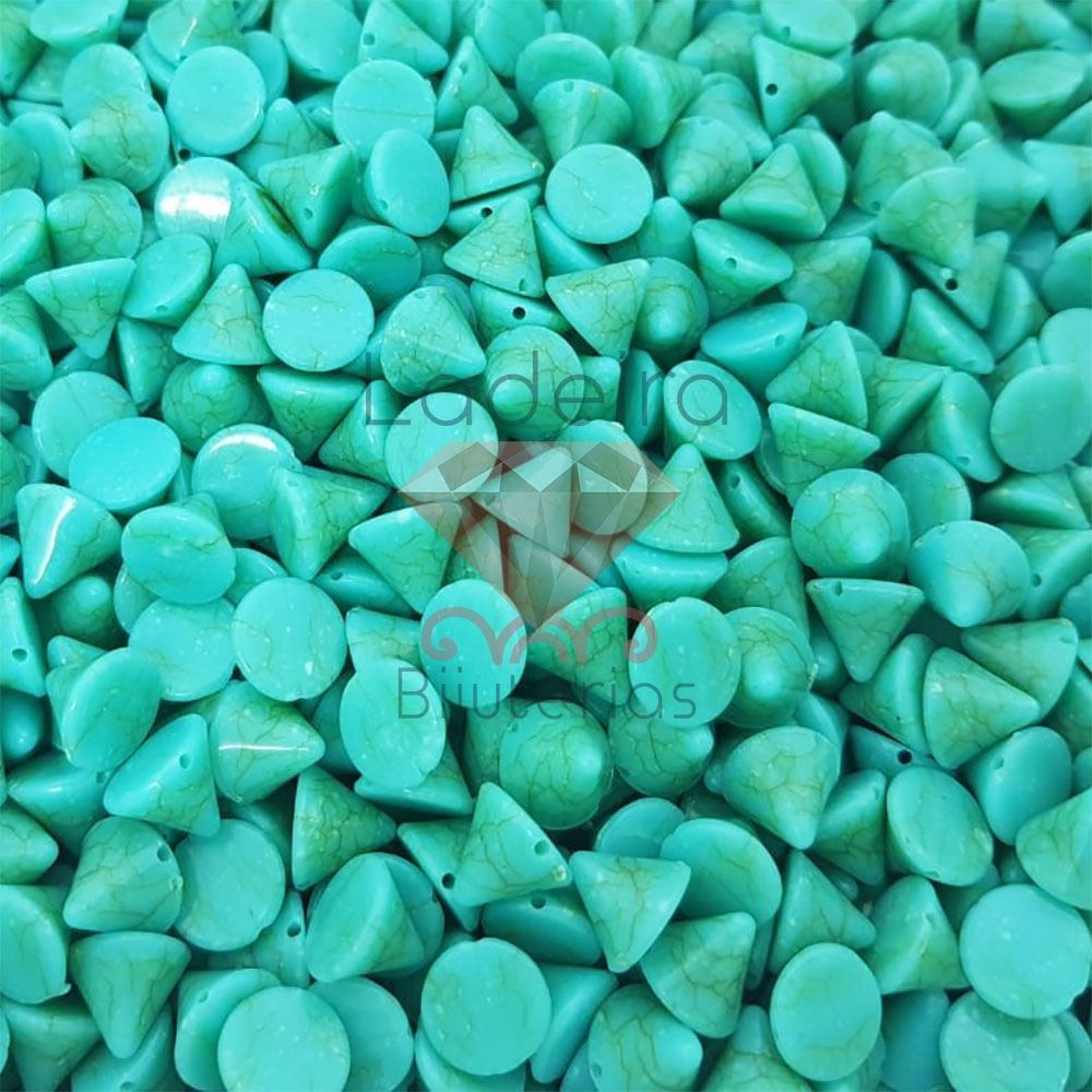 CHATON PARA COSTURA SPIKE 10MM EM RESINA COM 500GR