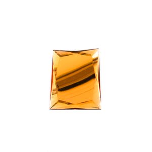 CHATON PARA COLAGEM RETANGULAR ESPELHADO 70X52MM EM ACRILICO COM 30 PEÇAS