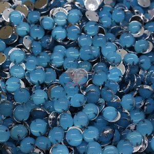 CHATON PARA COSTURA MEIA BOLA GELATINA 08MM EM ACRILICO COM 250GR