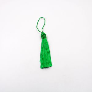 PINGENTE POMPOM TASSEL COM TULIPA 90MM EM POLIESTER COM 5 PEÇAS