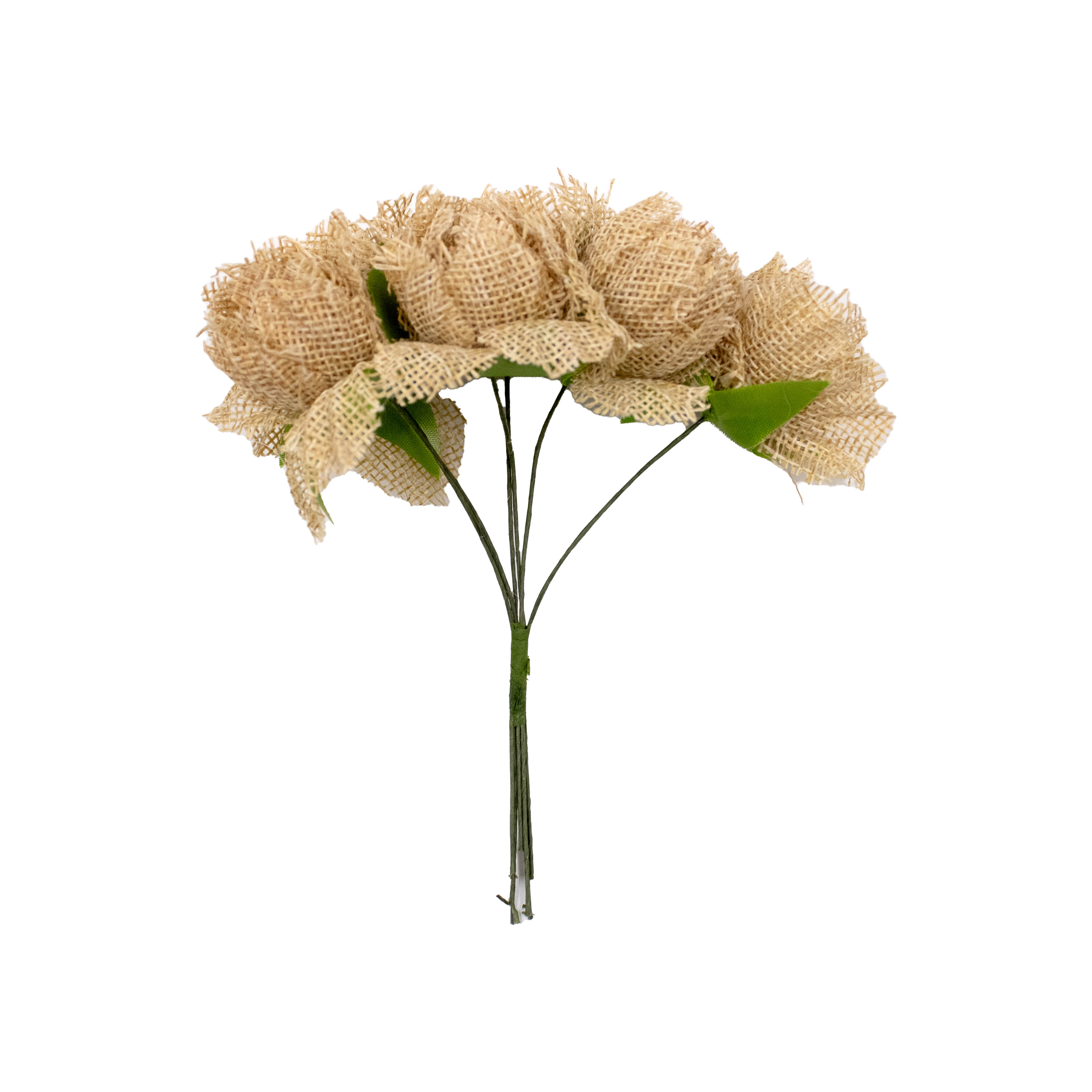 BOUQUET-FLOR-DE-TECIDO-55MM-EM-POLIESTER-COM-36-PECAS-229F---BEGE