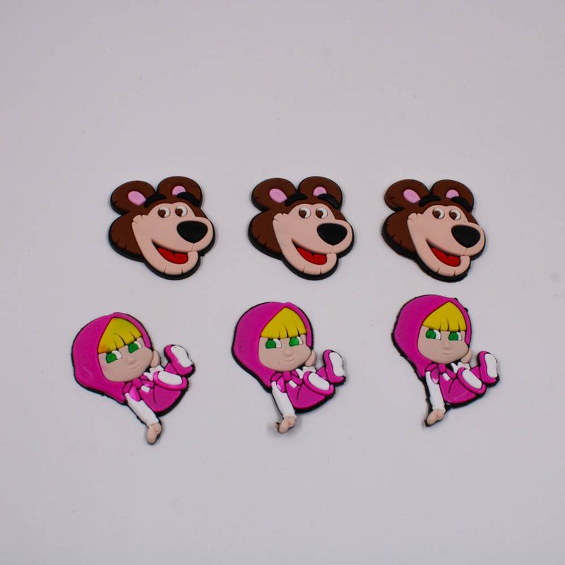 KIT-APLIQUE-MASHA-E-URSO-EMBORRACHADO-COM-50-PECAS---COLORIDO