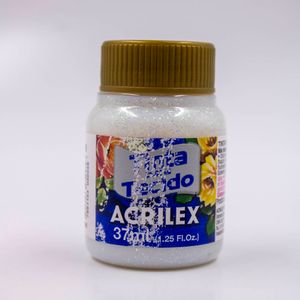 TINTA PARA TECIDO GLITTER 37ML ACRILEX