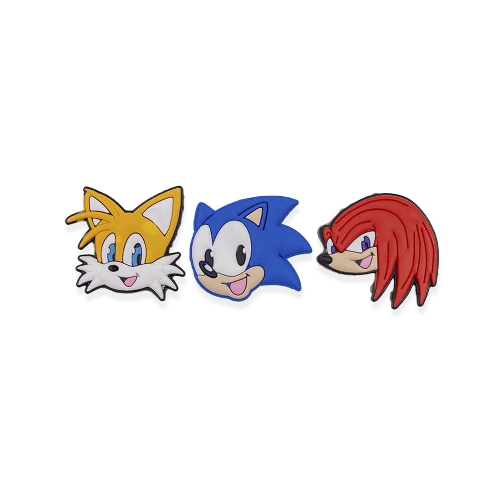 APLIQUE TURMA DO SONIC EMBORRACHADO COM 50 PEÇAS