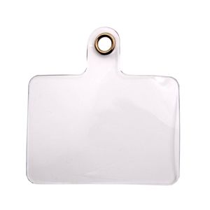 PORTA CRACHÁ FLEXÍVEL 35X55MM EM PVC COM 10 UNIDADES