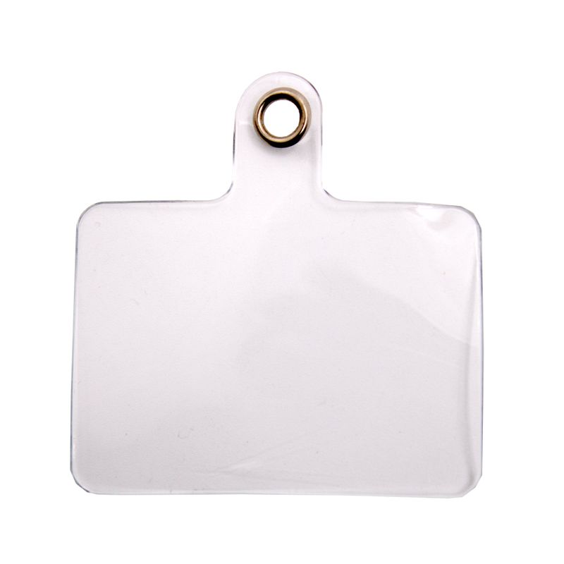 PORTA-CRACHA-FLEXIVEL-35X55MM-EM-PVC-COM-10-UNIDADES---CRISTAL-TRANSPARENTE