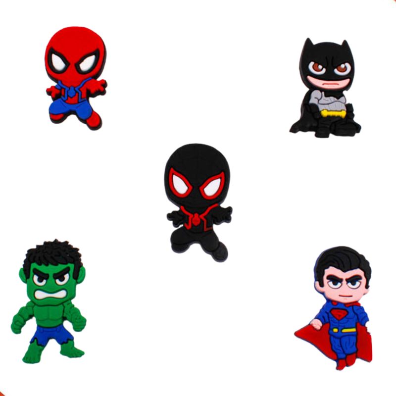APLIQUE-KIT-SUPER-HEROIS-SORTIDOS-44MM-EMBORRACHADO-COM-50-PECAS---COLORIDO