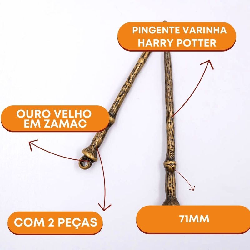 PINGENTE-VARINHA-HARRY-POTTER-71MM-EM-ZAMAC-COM-02-PECAS---OURO-VELHO