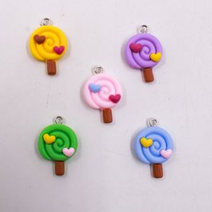 PINGENTE PIRULITO 28MM EM RESINA COM 100 PEÇAS