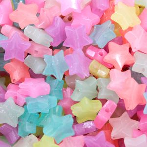 ENTREMEIO ESTRELA FLUORESCENTE 05X11MM EM PLASTICO COM 500G