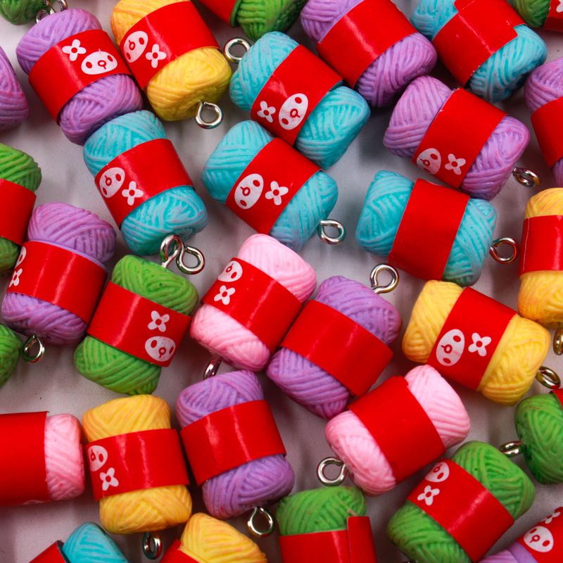 PINGENTE-NOVELO-20X12MM-EM-RESINA-COM-50-PECAS---103---COLORIDO-103