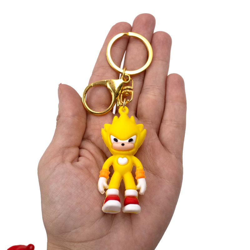 PINGENTE-TURMA-DO-SONIC-60MM-EMBORRACHADO-COM-12-PECAS---103---COLORIDO