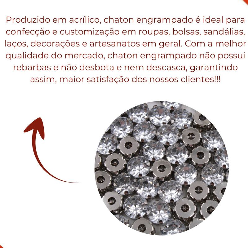 CHATON-ENGRAMPADO-REDONDO-10MM-EM-METAL-E-ACRILICO-500-PECAS---074---NIQUEL-074