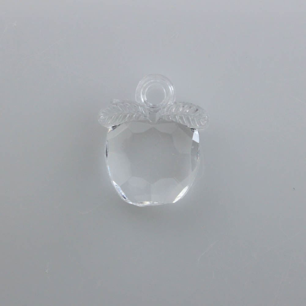 PINGENTE-MACA-ACHATADA-17X16MM-EM-ACRILICO-COM-500GR-001---CRISTAL-TRANSPARENTE-001