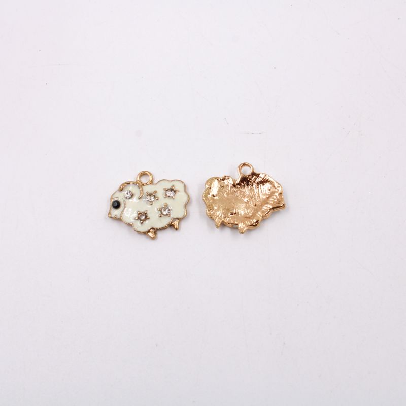 PINGENTE-OVELHA-C-STRASS-METAL-ZAMAK-13X19MM-50PCS-073---DOURADO-073