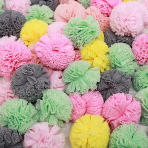 POMPOM DE TULE 30MM COM 100 PEÇAS