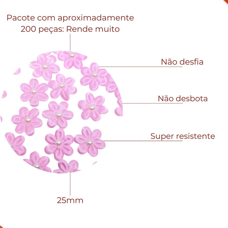 FLOR-COM-MIOLO-PEROLA-25MM-EM-POLIESTER-COM-200-PECAS-217---ROSA-BEBE-Z17