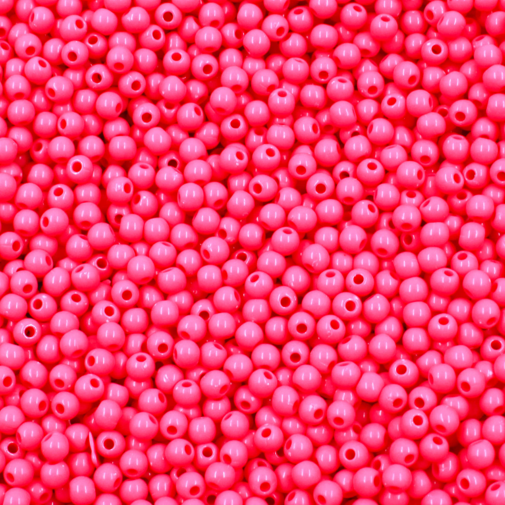 BOLA PLASTICA LEITOSA PASSANTE 04MM COM 500GR