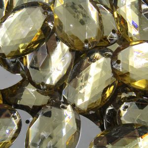 CHATON PARA COSTURA SEXTAVADO OVAL 18X25MM EM ACRILICO COM 500GR