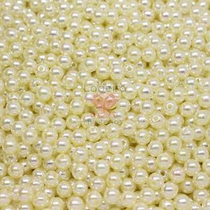 Perola Inteira Com Furo Ab Irisada Em Abs 5Mm 250G