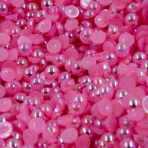 Meia Perola Irisada Para Colagem 06Mm Em Abs Com 250G