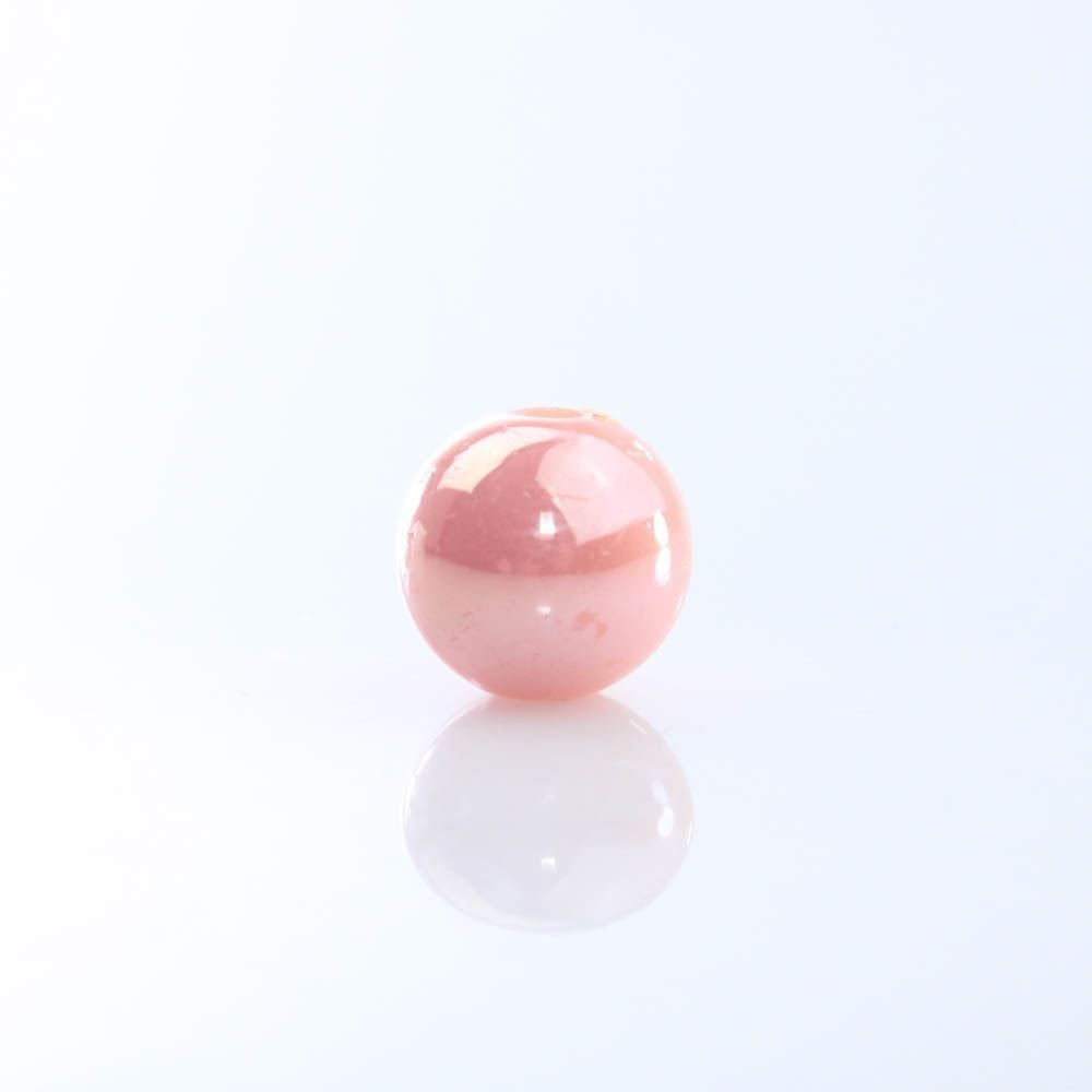 BOLA ENVERNIZADA PASSANTE 12MM EM ACRILICO COM 250GR
