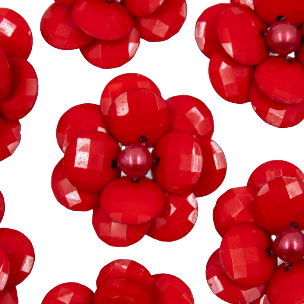 FLOR-COM-PENEIRA-45MM-EM-ACRILICO-COM-50-PECAS-026---VERMELHO-026
