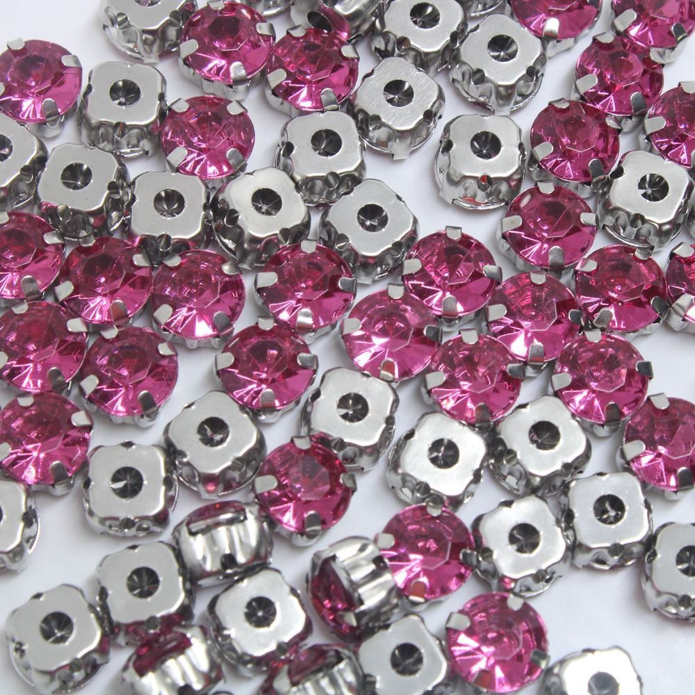 CHATON-ENGRAMPADO-NIQUEL-REDONDO-08MM-EM-ACRILICO-COM-250-PECAS-206---ROSA-CHICLETE-Z6
