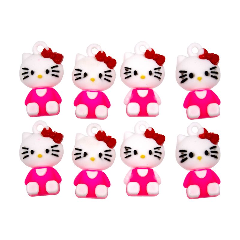PINGENTE-HELLO-KITTY-25MM-EMBORRACHADO-COM-100-PECAS---240---ROSA-Z40