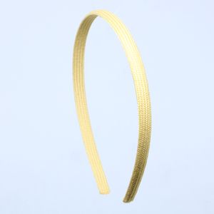 TIARA PARA BRINDE SEM DENTE 10MM ENCAPADA EM ALGODAO COM 12 UNIDADES