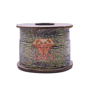 CORRENTE DE STRASS JUNTA SS6.5 EM VIDRO COM 100 METROS
