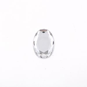 CHATON PARA COLAGEM OVAL ESPELHADO 20X30MM EM ACRILICO COM 215 PEÇAS
