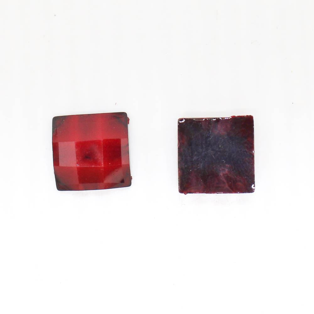 CHATON PARA COLAGEM QUADRADO SEXTAVADO 12X12MM EM RESINA COM 250GR