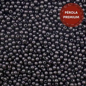 Perola Premium Com Furo 04Mm Em Abs Com 500G