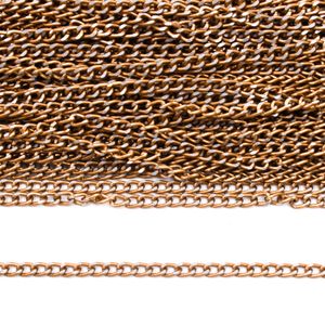 CORRENTE GRUME LIXADO 5X3.6MM EM ALUMINIO COM 100 METROS