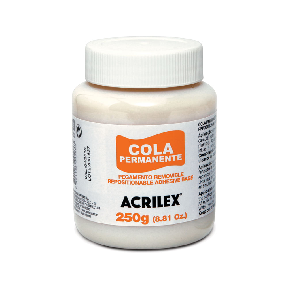 Cola Permanente Acrilex Com 250G
