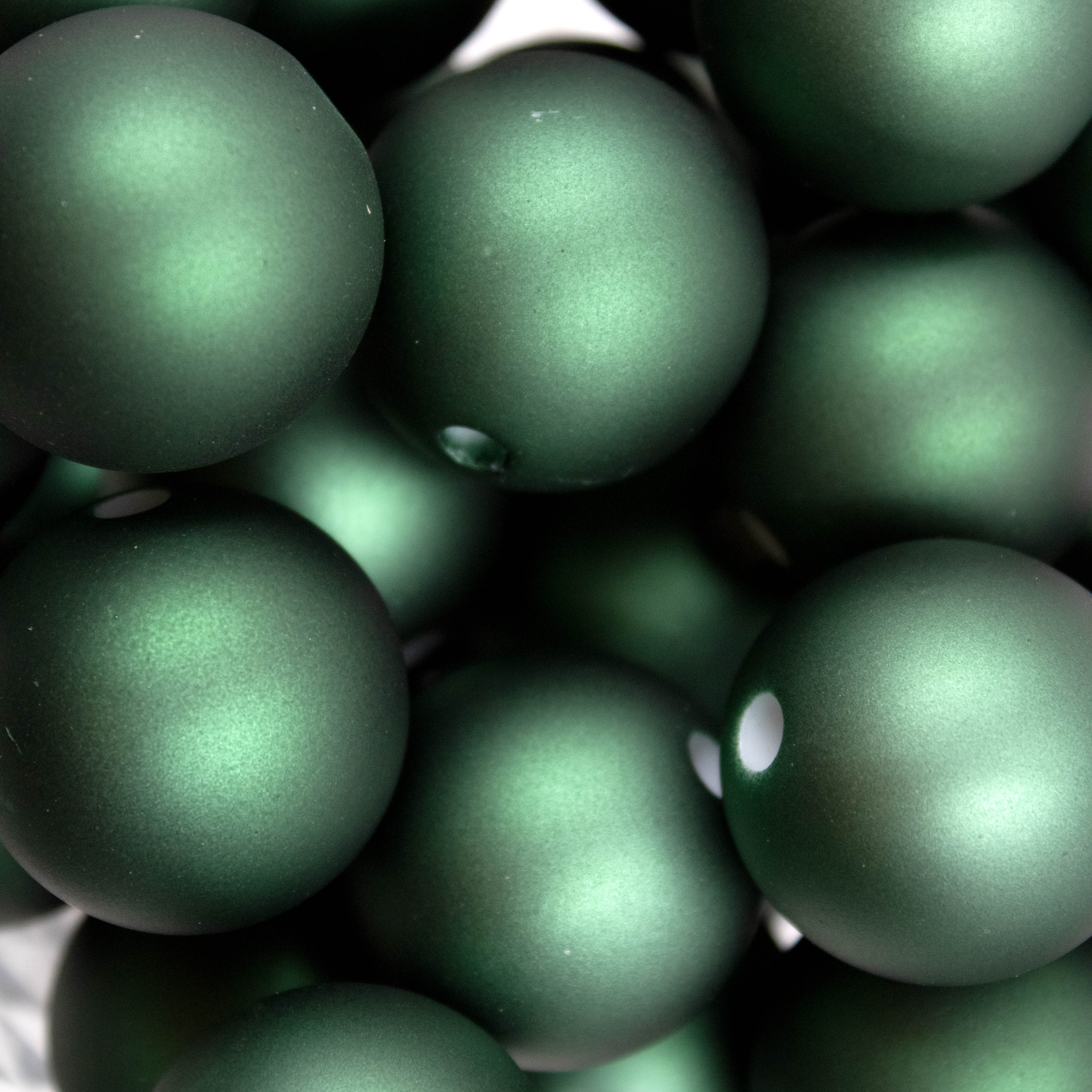 BOLA-EMBORRACHADA-METALIZADA-30MM-COM-500G---VERDE-ESCURO