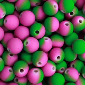 BOLA EMBORRACHADA TIE DYE 10MM EM ACRILICO COM 250GR