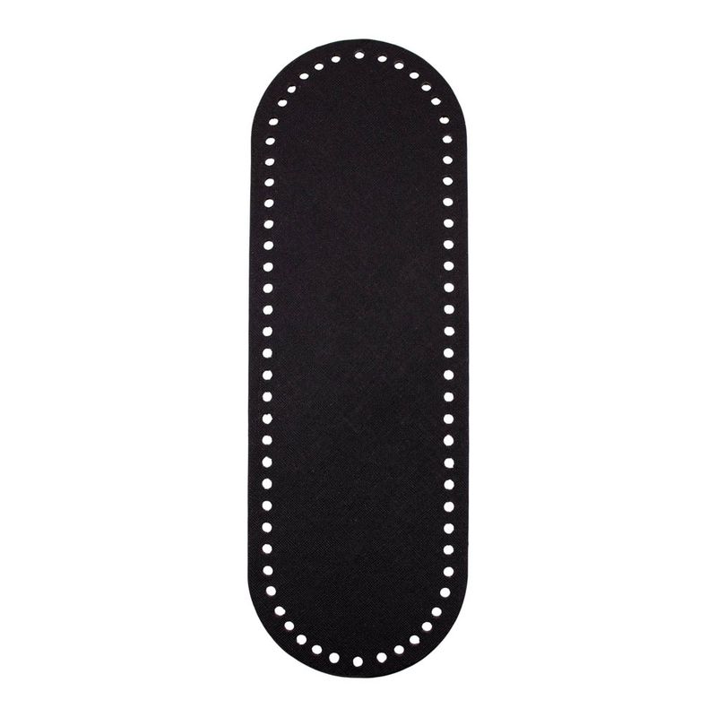 FUNDO-PARA-BOLSA-OVAL-30X10CM-EM-COURO-PU-UNIDADE---225---PRETO-225