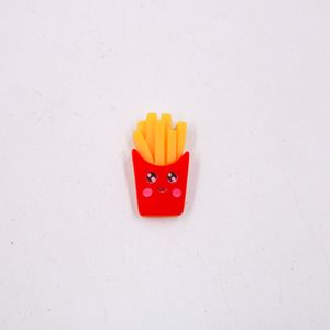 Aplique Batatinha Frita Em Resina Com 10 Peças