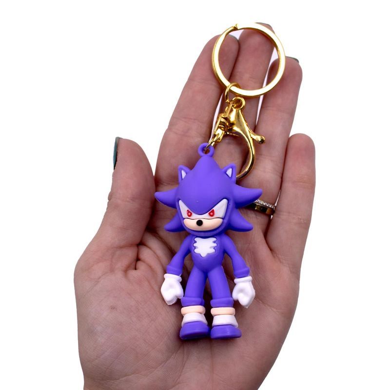 PINGENTE-TURMA-DO-SONIC-70MM-EMBORRACHADO-COM-12-PECAS---103---COLORIDO