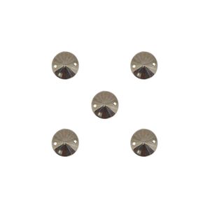 CHATON PARA COSTURA REDONDO SPIKE 10MM EM ABS COM 500GR