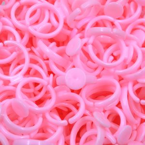 ANEL AJUSTÁVEL COM BASE PARA APLIQUE 18MM EM PLÁSTICO COM 1000 PEÇAS
