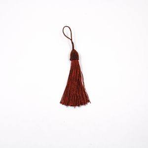 PINGENTE POMPOM TASSEL COM TULIPA 90MM EM POLIESTER COM 5 PEÇAS