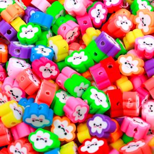 ENTREMEIO FIMO NUVEM 10MM EM PVC COM 50 PEÇAS