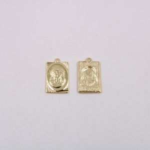 MEDALHA CRISTO CATAFORETICA 27X16MM EM ZAMAC COM 12 PEÇAS